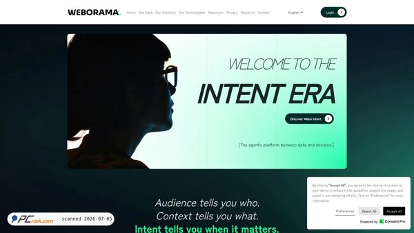 weborama.fr screenshot