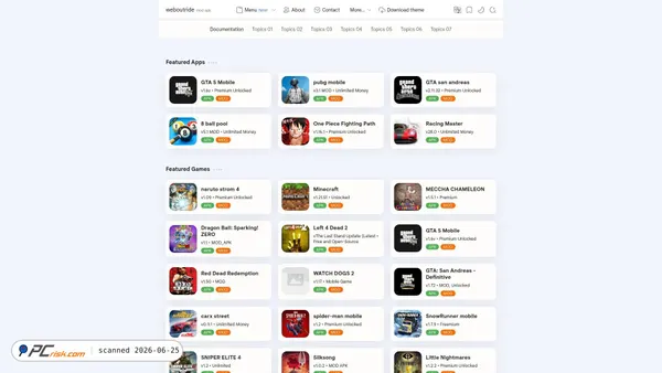 weboutride.com screenshot