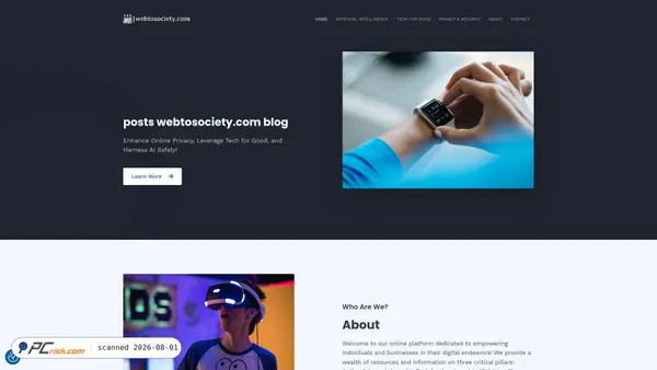 webtosociety.com screenshot