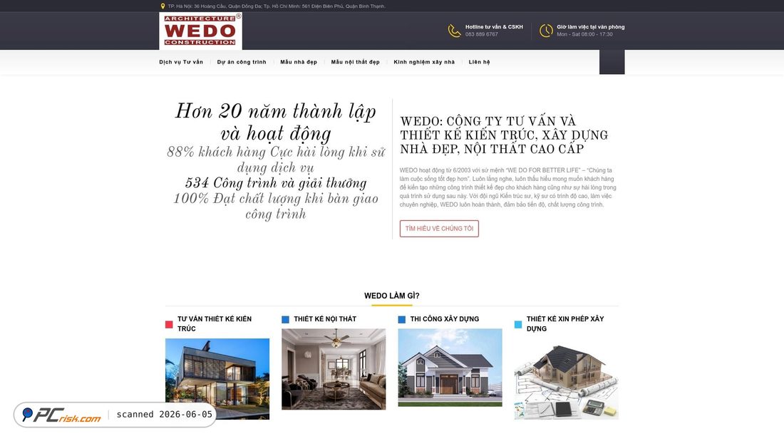 Screenshot of wedo.com.vn