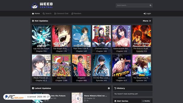 weebcentral.com screenshot