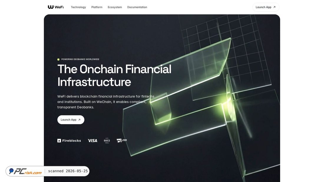 Screenshot of wefi.co