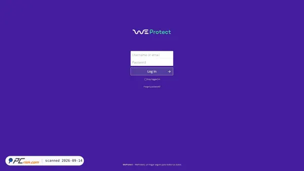 wekallprotect.weprotect.co Screenshot