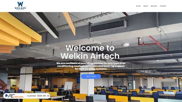 welkinairtech.com Screenshot