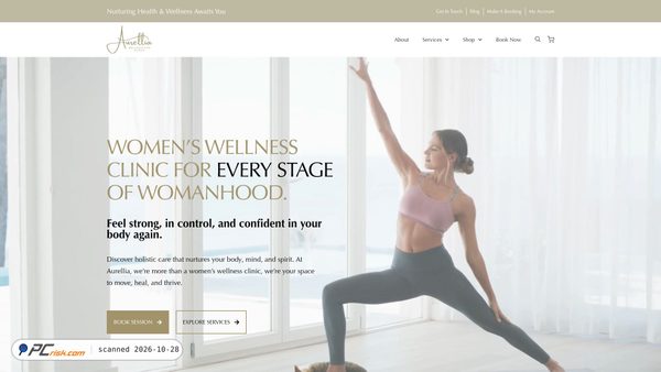 Capture d’écran de wellnessforwomen.com.au