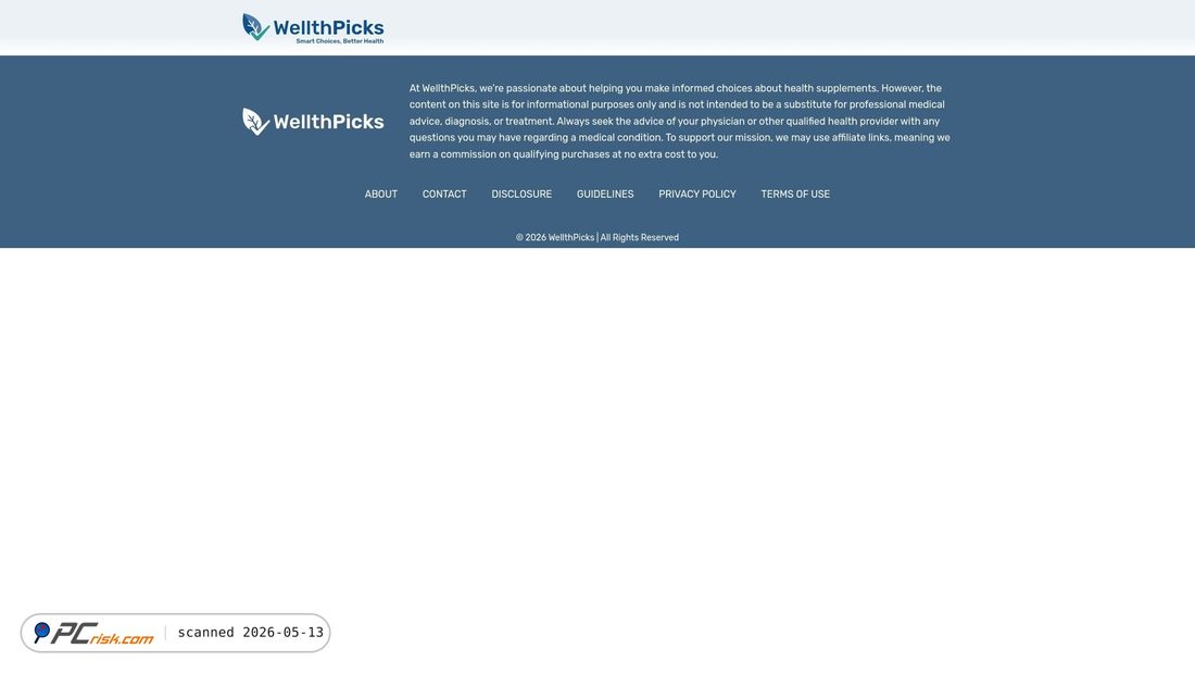 Screenshot von wellthpicks.com