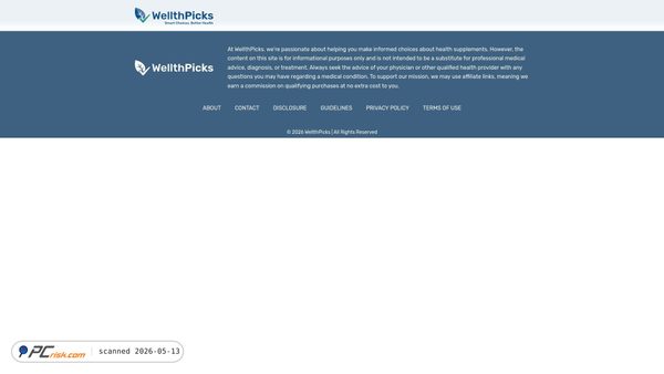 wellthpicks.com screenshot