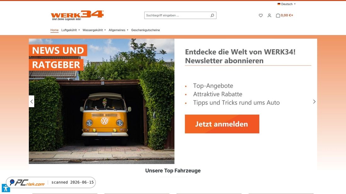 Screenshot of werk34.de