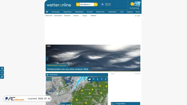 wetteronline.de screenshot