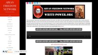 Captura de ecrã de white-power.org