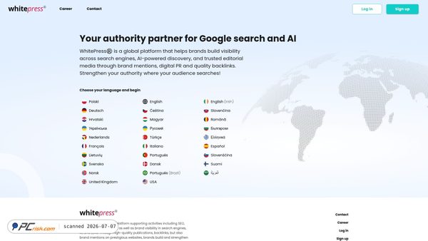 whitepress.com screenshot
