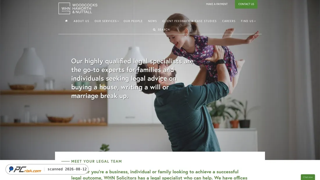 Screenshot of whnsolicitors.co.uk