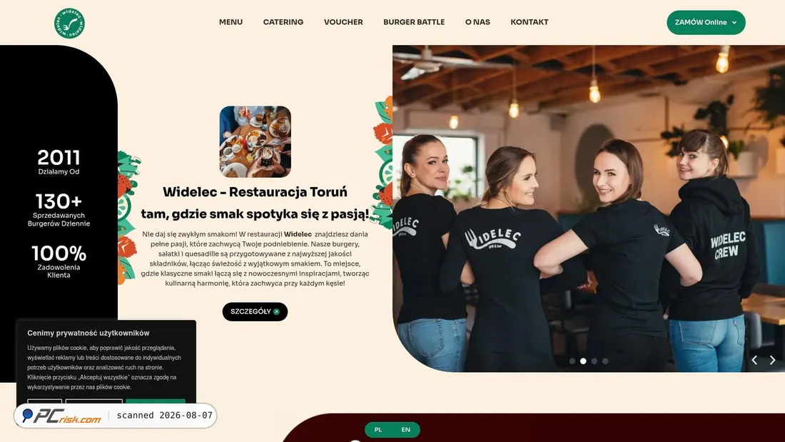 Screenshot of widelec.is