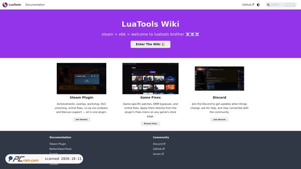 Screenshot di wiki.lua.tools