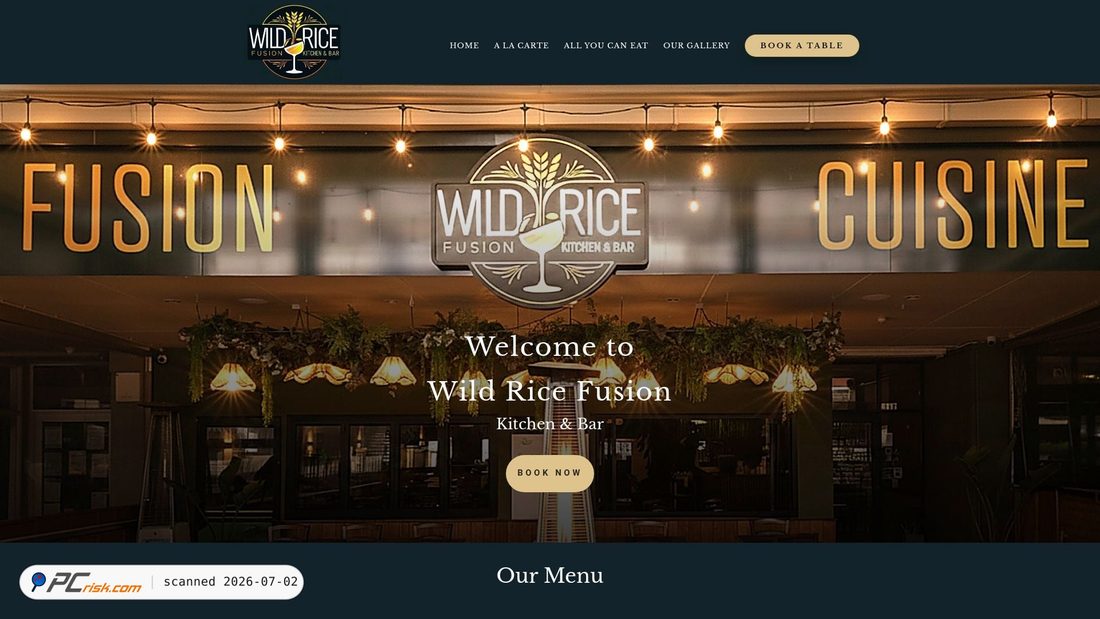 Screenshot of wildrice.co.nz