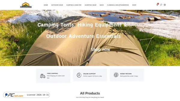 wildroamoutfit.com Screenshot