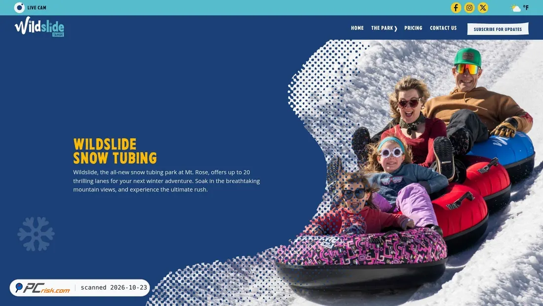Screenshot von wildslidetahoe.com