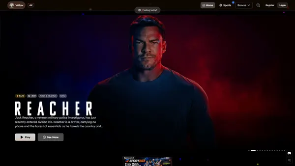 Captura de willowmovies.com