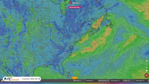 windy.com screenshot