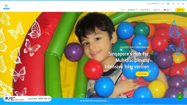 wingstherapycenter.com screenshot