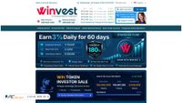 Captura de ecrã de winvest.com