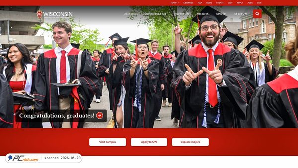 wisc.edu screenshot