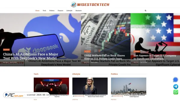 wisestocktech.com screenshot