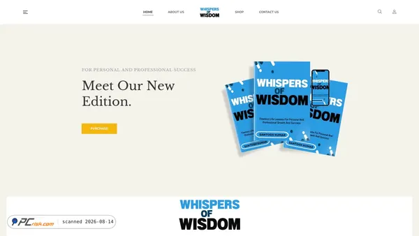 wishpersofwisdom.com screenshot