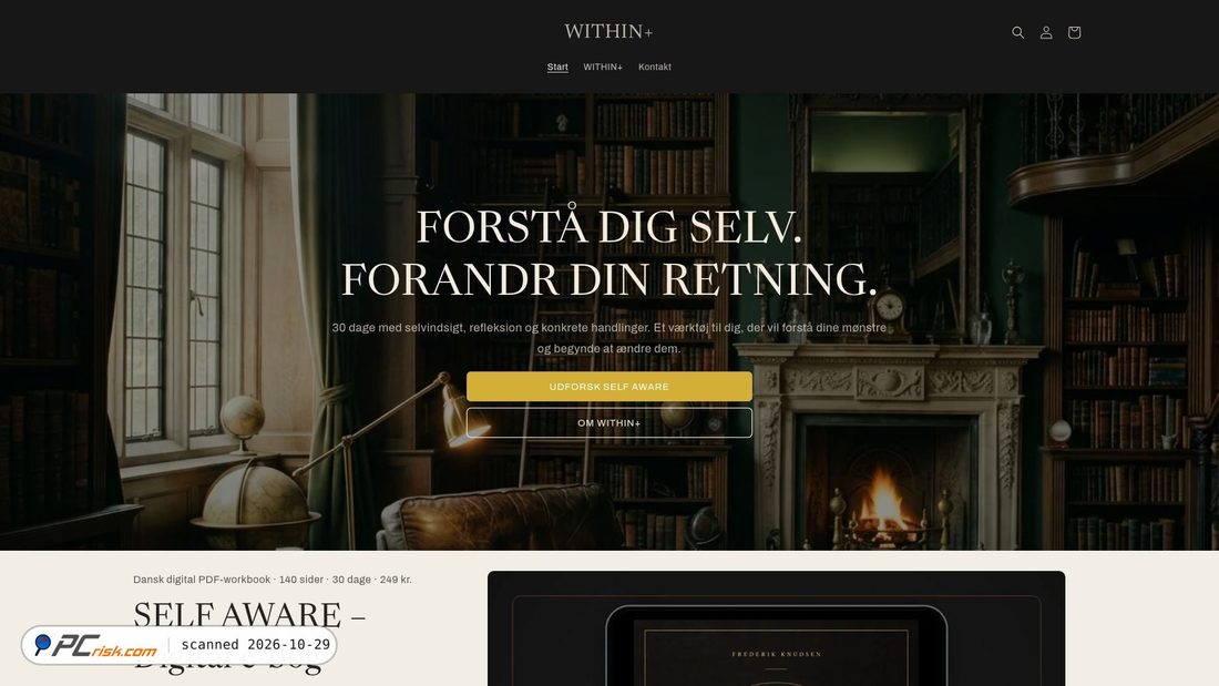 Screenshot of withinplus.dk