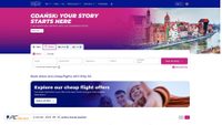 Captura de ecrã de wizzair.com