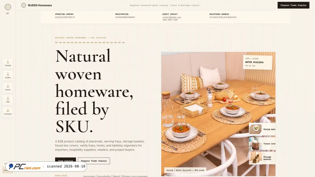 Screenshot of wjdds.com