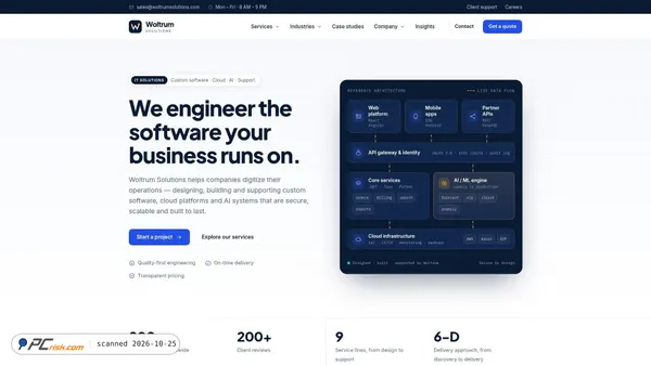 woltrumsolutions.com Screenshot