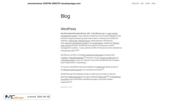 woocommerce-1093796-5896757.cloudwaysapps.com screenshot