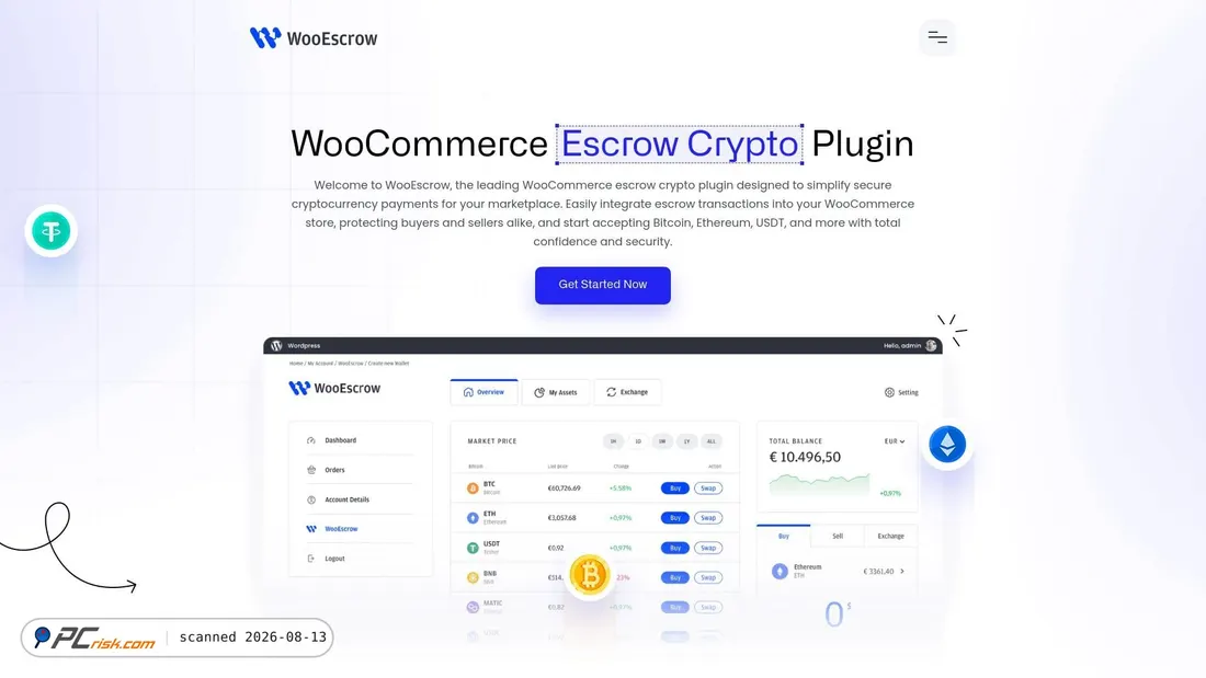 Screenshot of wooescrow.com