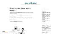 Captura de ecrã de wordofweek.com