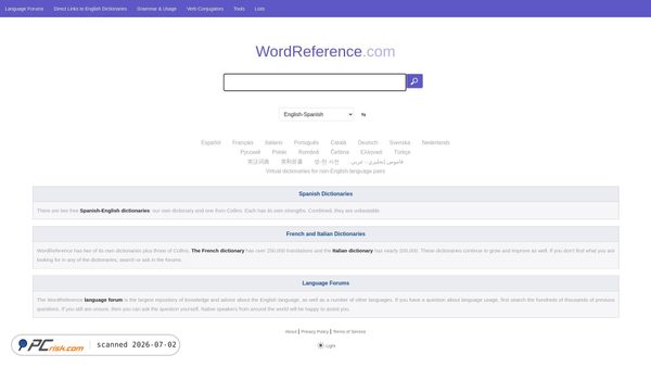 wordreference.com screenshot