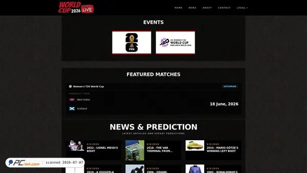 worldcup2026live.xyz screenshot