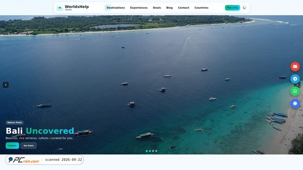 worldshelp.com Screenshot