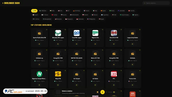 worldwaveradio.online screenshot