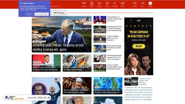 wp.pl screenshot