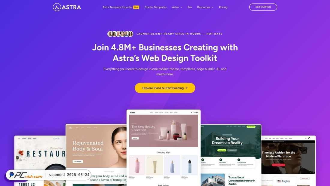 Screenshot of wpastra.com