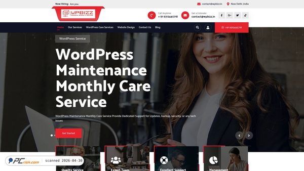 wpbizz.in screenshot