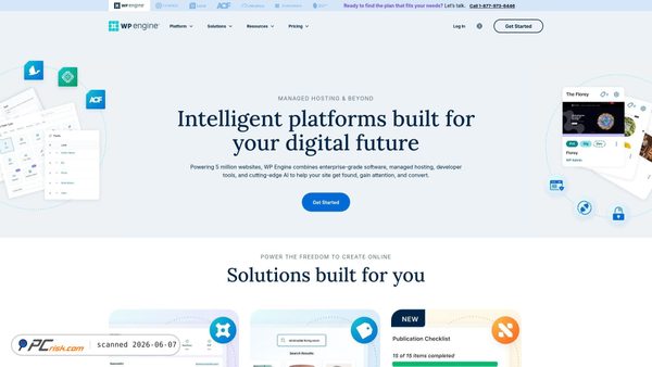 wpengine.com screenshot