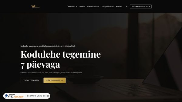 wpkodulehed.ee screenshot