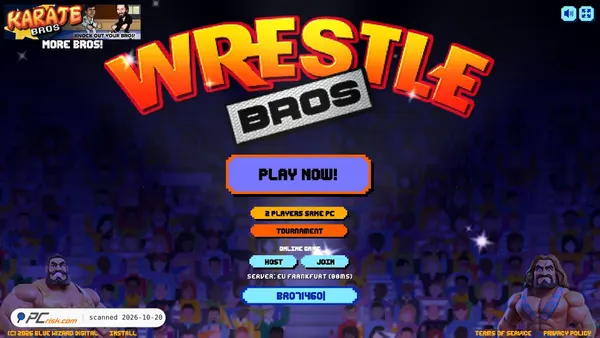 wrestlebros.io Screenshot