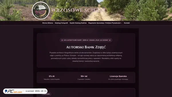 Captura de wrzosowesciezki.pl
