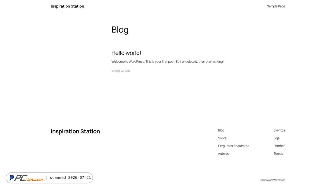 Screenshot of wslog.com.br