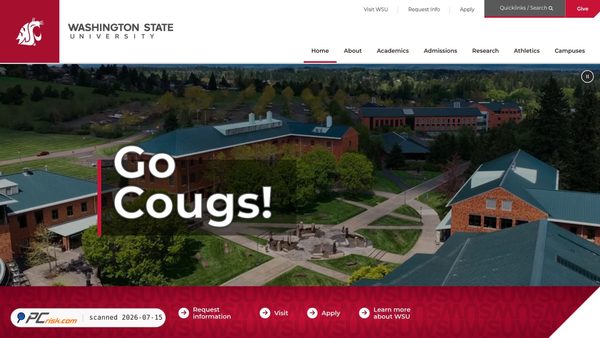 wsu.edu screenshot