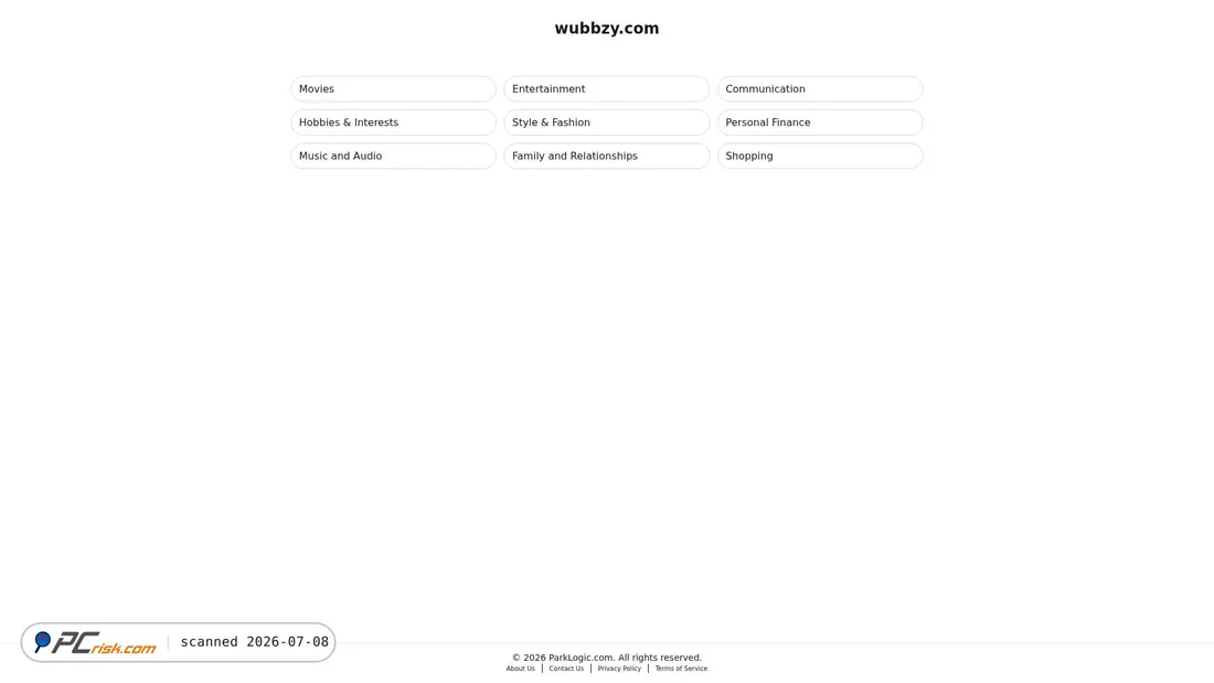 Screenshot of wubbzy.com