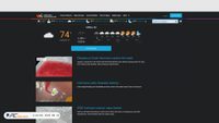 Screenshot di wunderground.com